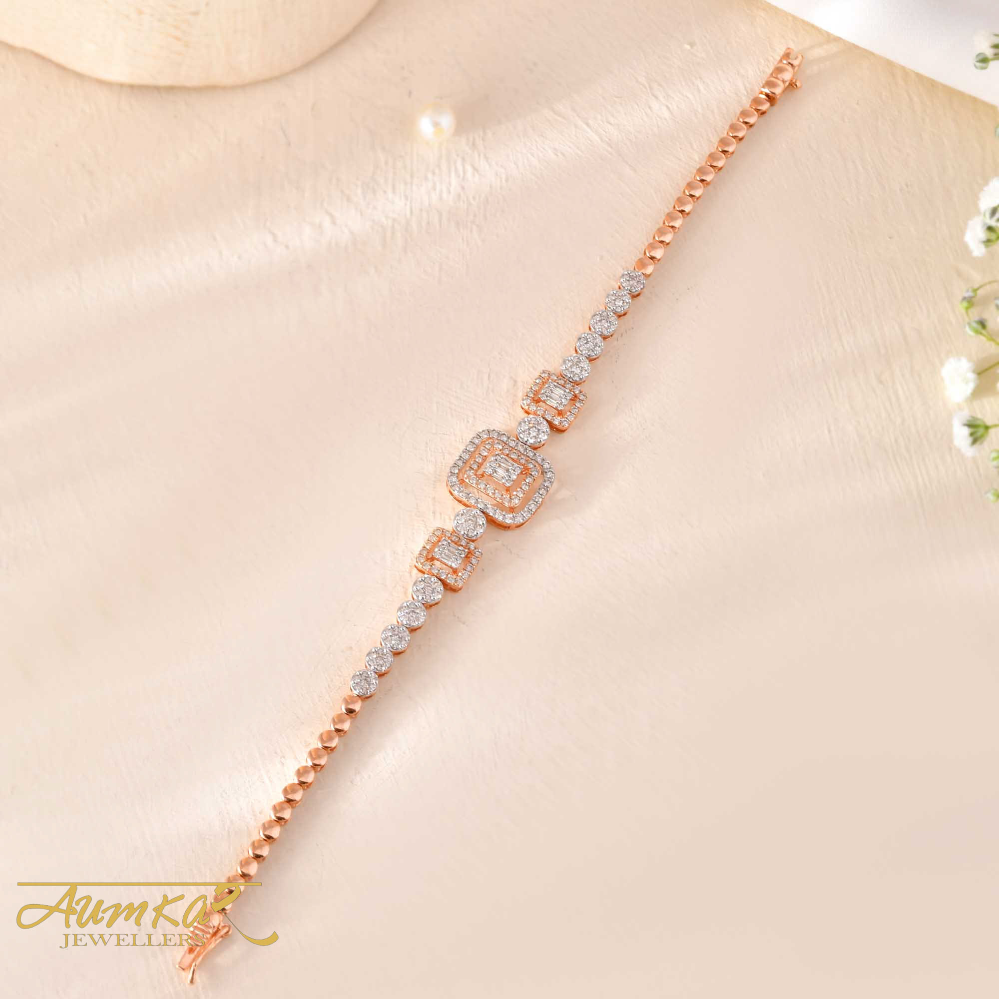 Women's Diamond Bracelet Luxury Statement Jewelry Gift