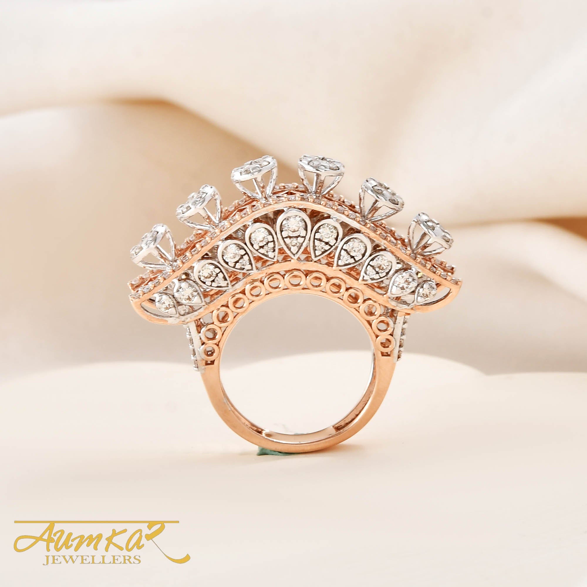 Designer Diamond Cocktail Ring For Women Wedding Jewelry