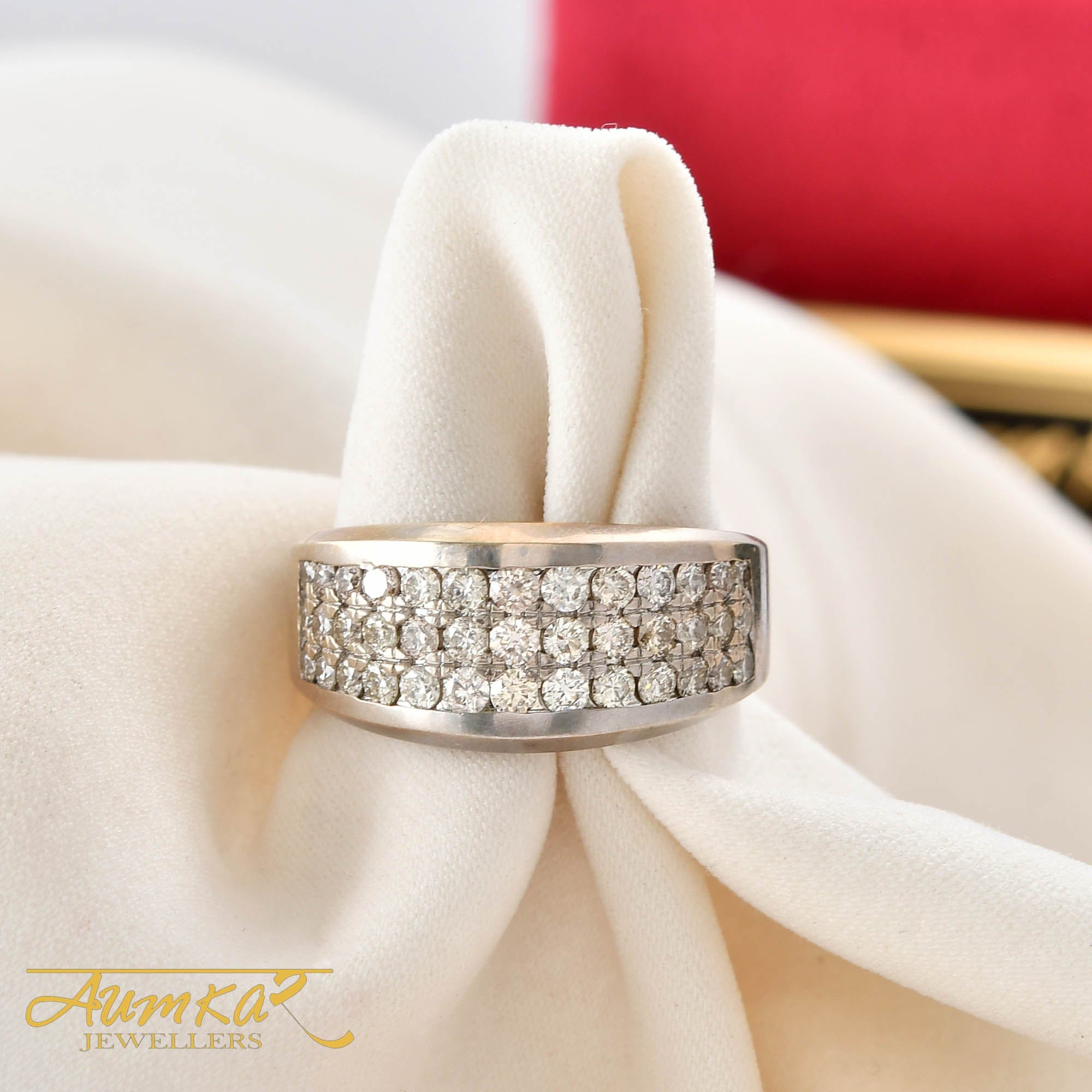 Women's Diamond Band Ring Natural Diamonds Everyday Wear